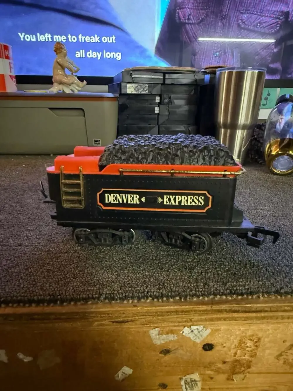 New Bright Denver Express Toy Train Tender Car